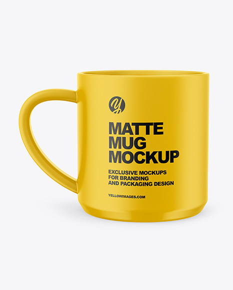 Matte Mug Mockup PSD #2