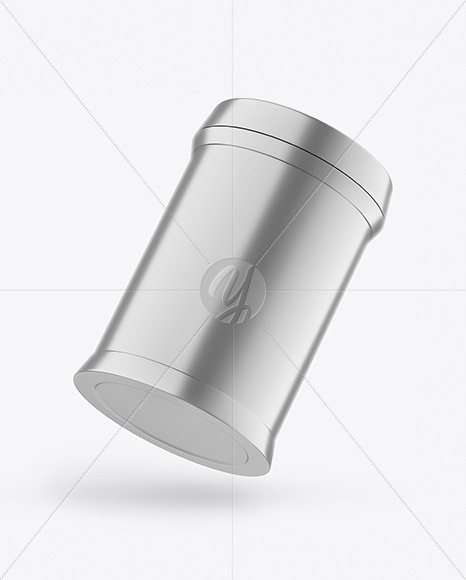 Metallized Plastic Jar Mockup PSD #3