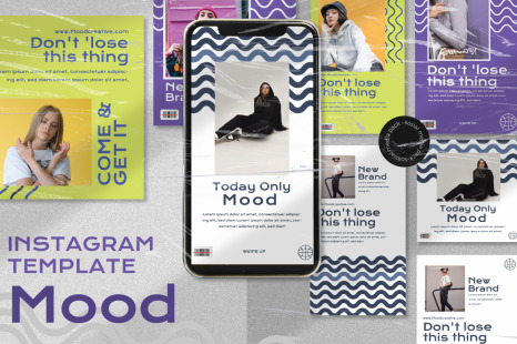 mood instagram template