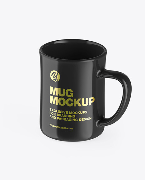 Glossy Mug Mockup PSD #3