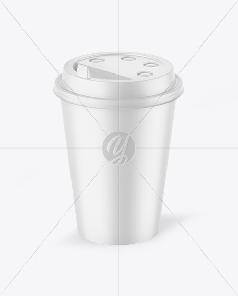 Matte Paper Coffee Cup Mockup PSD #3