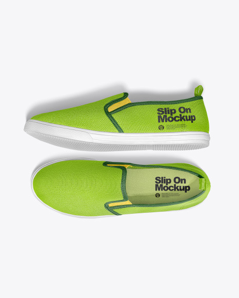 Slip Ons Mockup PSD #2