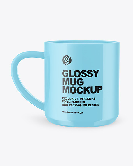 Glossy Mug Mockup PSD #2