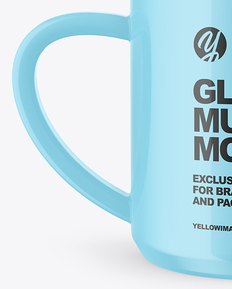 Glossy Mug Mockup PSD #4