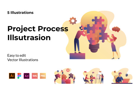 Project Process Illsutrasion