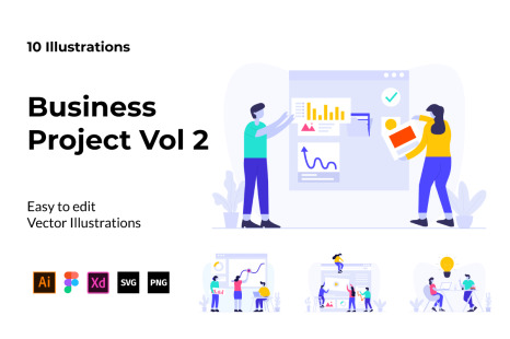 Business Project Illsutrations Vol 2