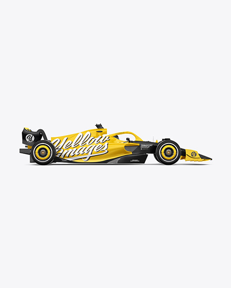 Formula 1 2022 Mockup   Side View PSD #7