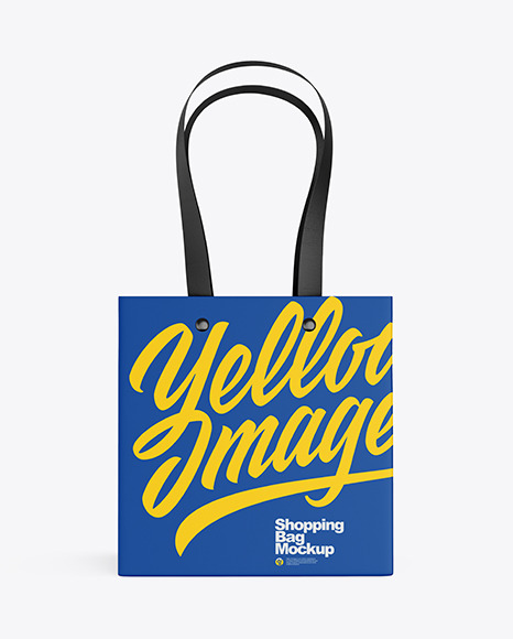 Matte Shopping Bag Mockup