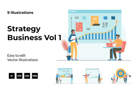 Strategy Business Illustration Vol 1