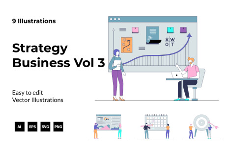 Strategy Business Illustration Vol 3