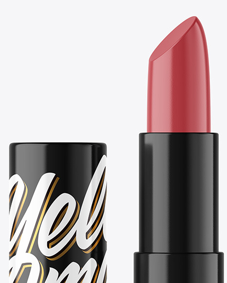 Glossy Lipstick Tube Mockup PSD #6