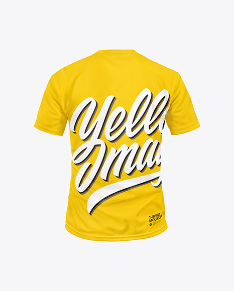 T Shirt Mockup   Back View PSD #4