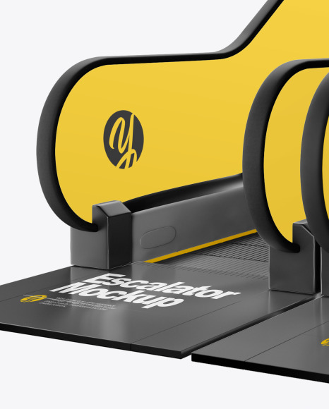 Double Escalator Mockup PSD #6