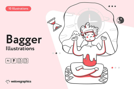 Bagger Illustrations