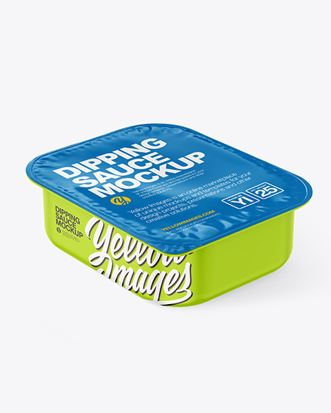 Matte Dipping Sauce Mockup