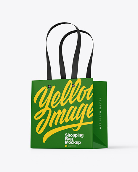 Glossy Shopping Bag Mockup