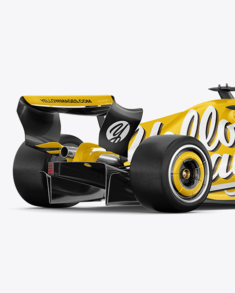 Formula 1 2022 Mockup   Back Half Side View PSD #2