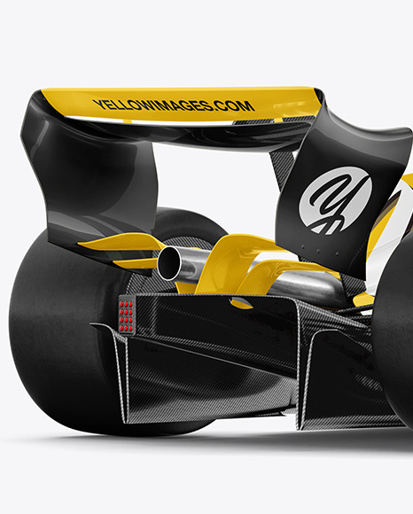 Formula 1 2022 Mockup   Back Half Side View PSD #1