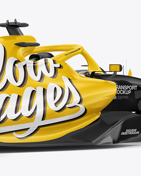 Formula 1 2022 Mockup   Back Half Side View PSD #6