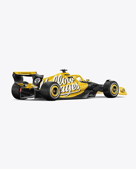 Formula 1 2022 Mockup   Back Half Side View PSD #7