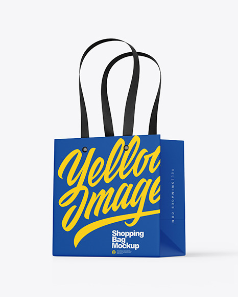 Matte Shopping Bag Mockup