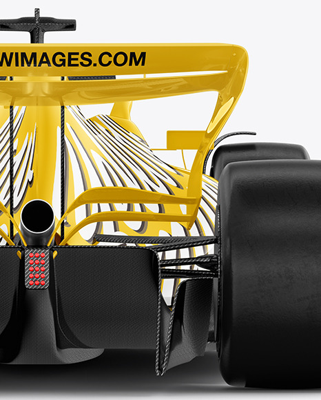 Formula 1 2022 Mockup   Back View PSD #2