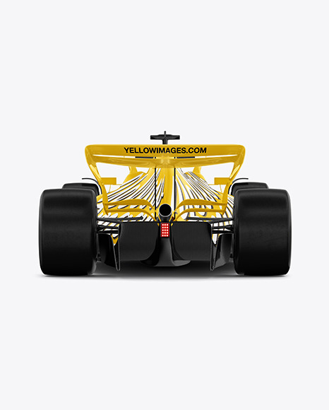 Formula 1 2022 Mockup   Back View PSD #1