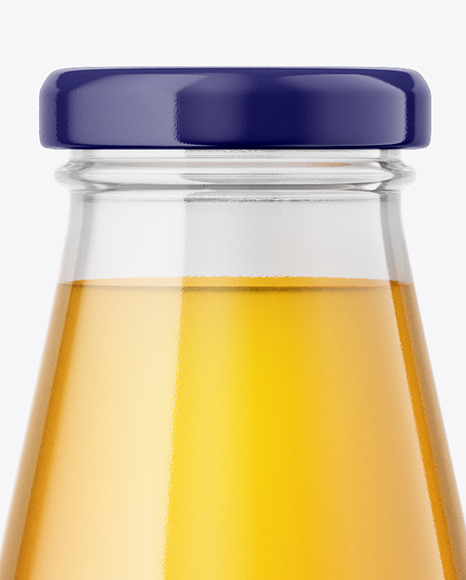 Apple Juice Bottle Mockup PSD #1