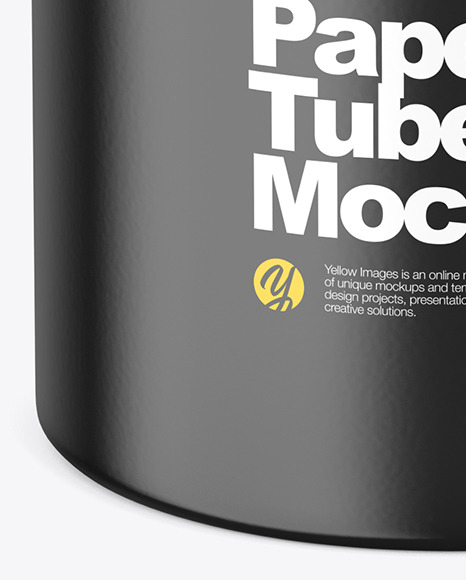 Paper Tube Mockup PSD #1