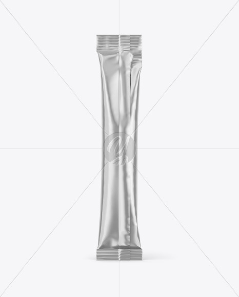 Metallic Stick Sachet Mockup PSD #3