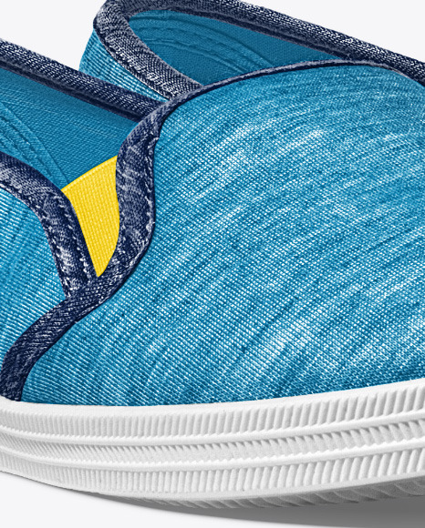 Slip Ons Mockup – Half Side View PSD #4