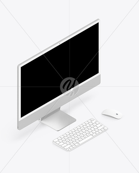 iMac 24” Mockup PSD #3