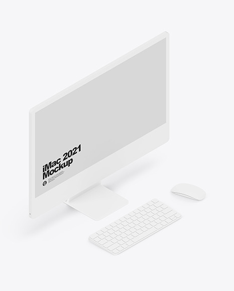 iMac 24” Mockup PSD #2
