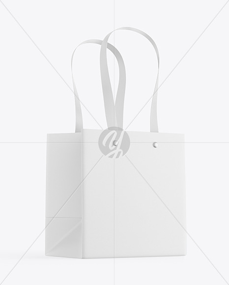Matte Shopping Bag Mockup PSD #3