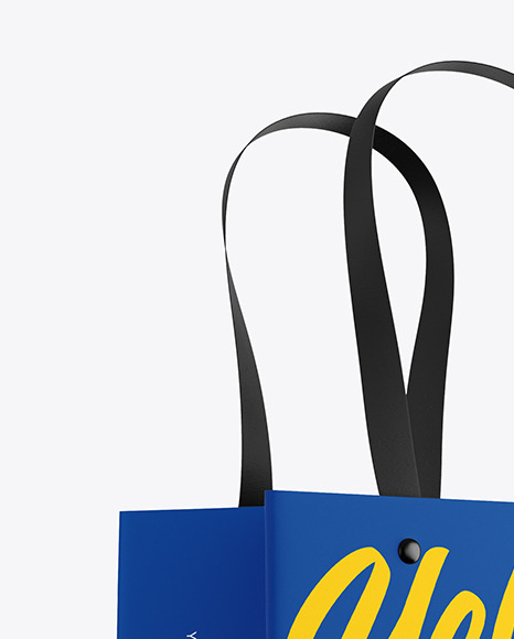 Matte Shopping Bag Mockup PSD #2