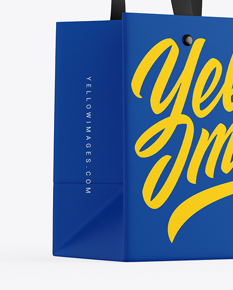 Matte Shopping Bag Mockup PSD #1