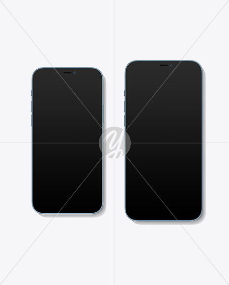 iPhone 12 Pro and iPhone 12 Pro Max Mockup PSD #3