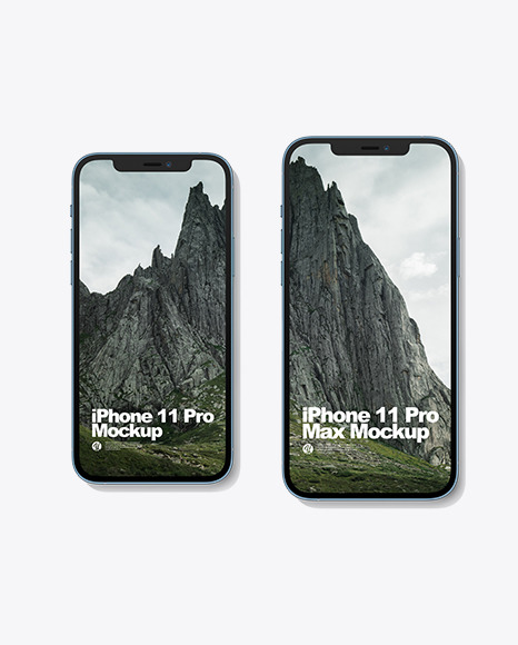 iPhone 12 Pro and iPhone 12 Pro Max Mockup PSD #4