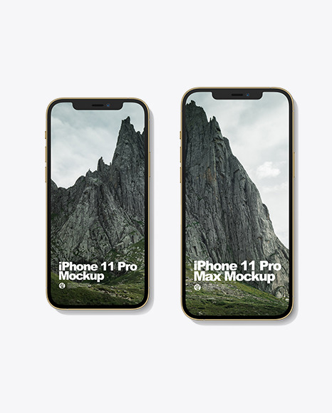 iPhone 12 Pro and iPhone 12 Pro Max Mockup PSD #6