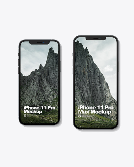 iPhone 12 Pro and iPhone 12 Pro Max Mockup PSD #7