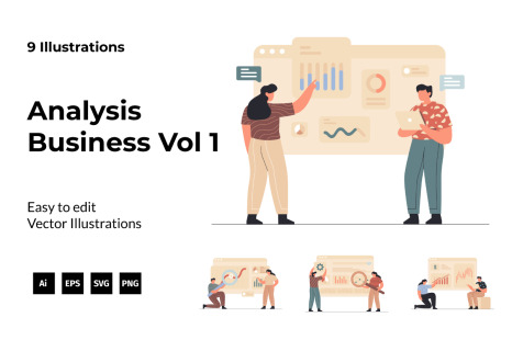 Analysis Business Illustration Vol 1
