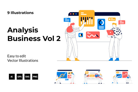 Analysis Business Illustration Vol 2