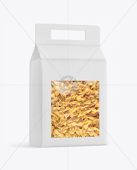 Kraft Box with Farfalline Pasta Mockup PSD #3