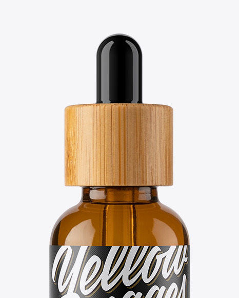30ml Amber Glass Dropper Bottle PSD #2