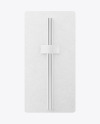 Gloss Metallic Chopsticks in Kraft Pack Mockup
