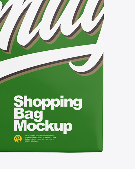 Glossy Shopping Bag Mockup PSD #2