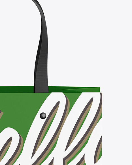 Glossy Shopping Bag Mockup PSD #1