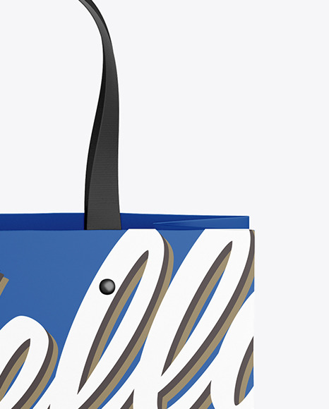 Matte Shopping Bag Mockup PSD #1