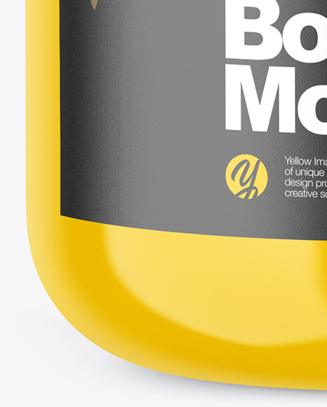 Plastic Bottle Mockup PSD #6