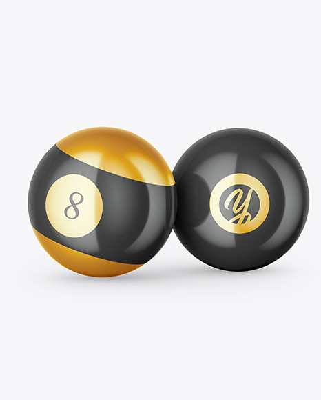 Billiard Balls Mockup